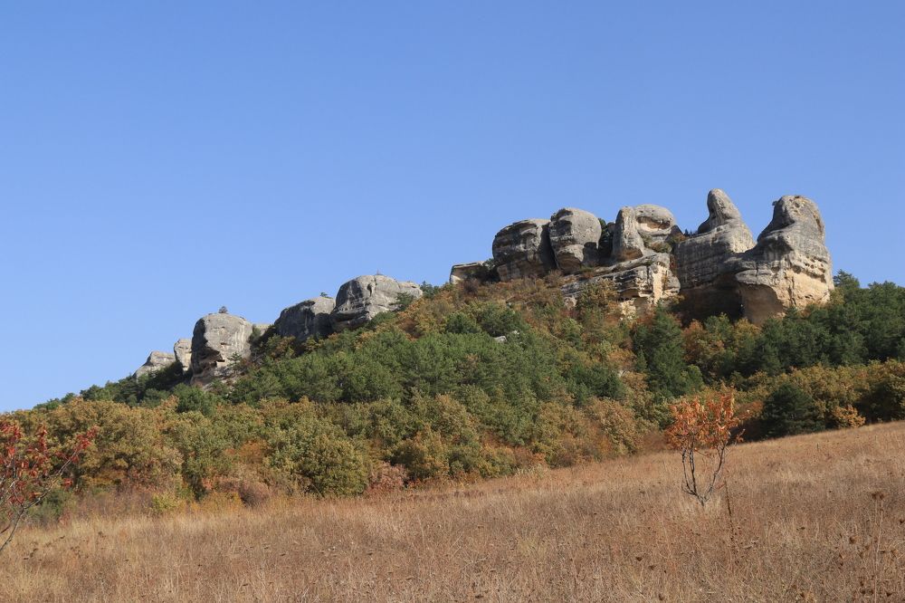 Природные сфинксы Каралезской долины.