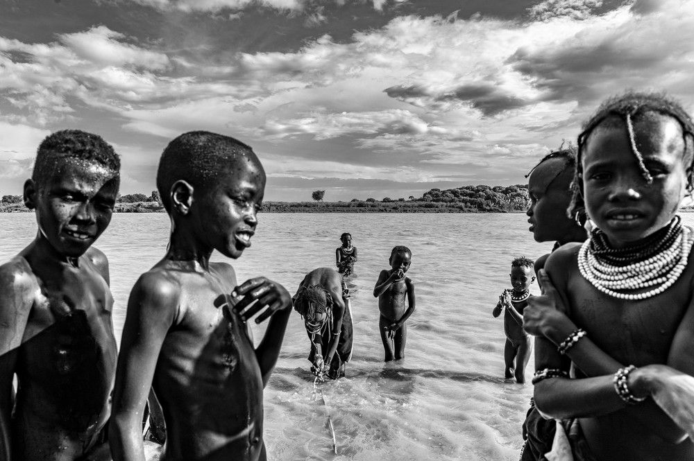 Washing day at the Omo River