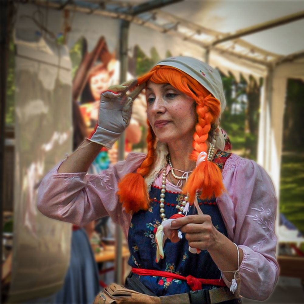 Рыжий парик