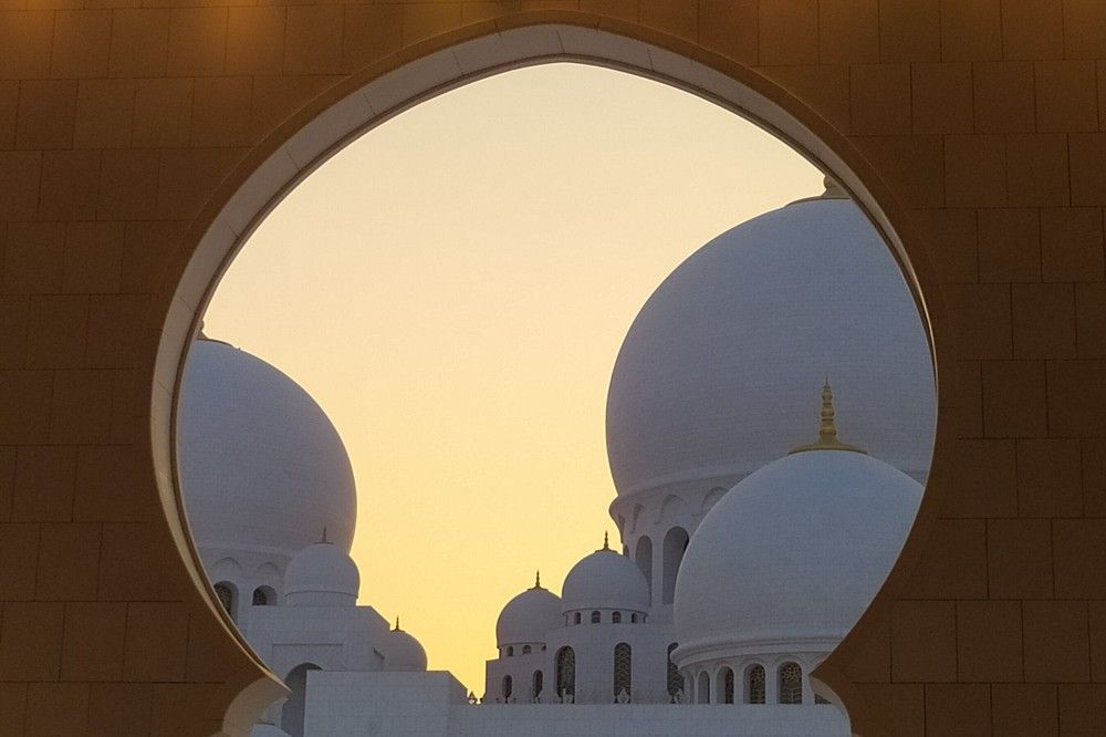 Мечеть на закате