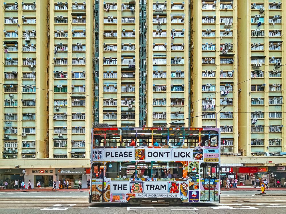 Tai On Building And The Tram