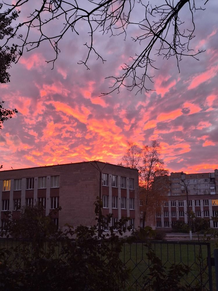 Багряный закат