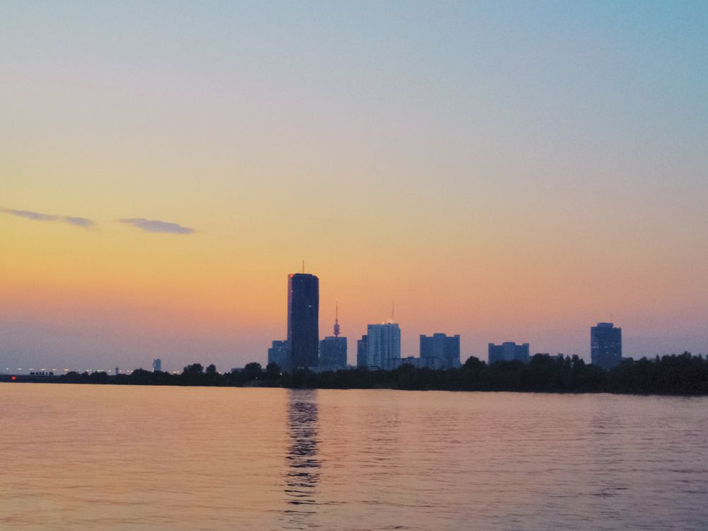 Закат в Вене