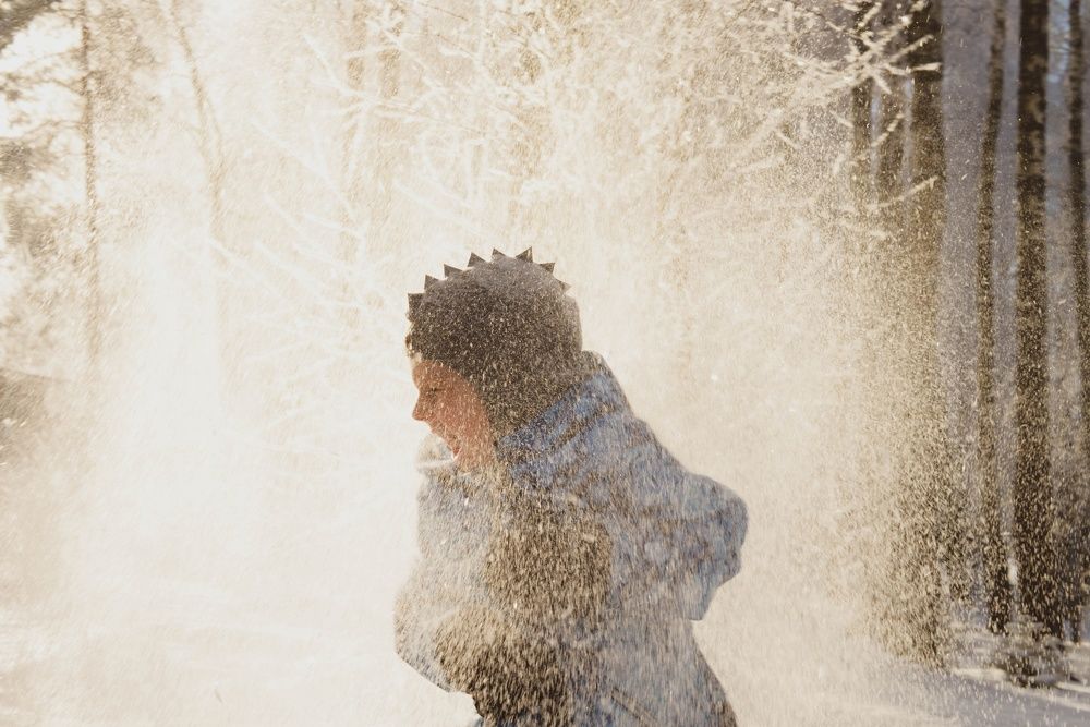 Зимним солнечным днём