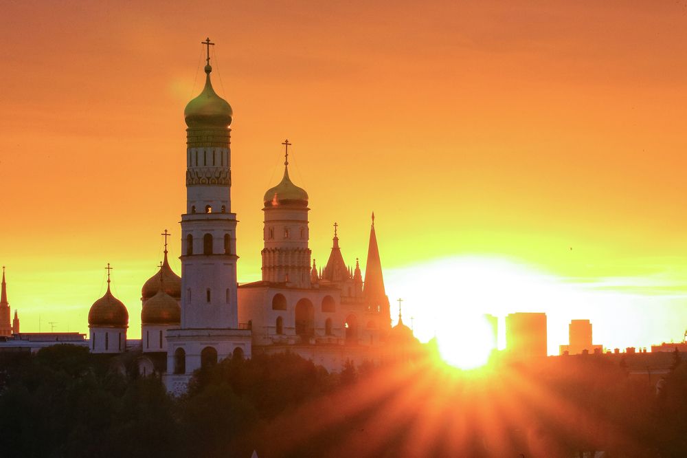 Кремль, закат