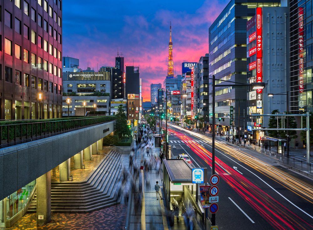 Evening Rush Hour, Tokyo