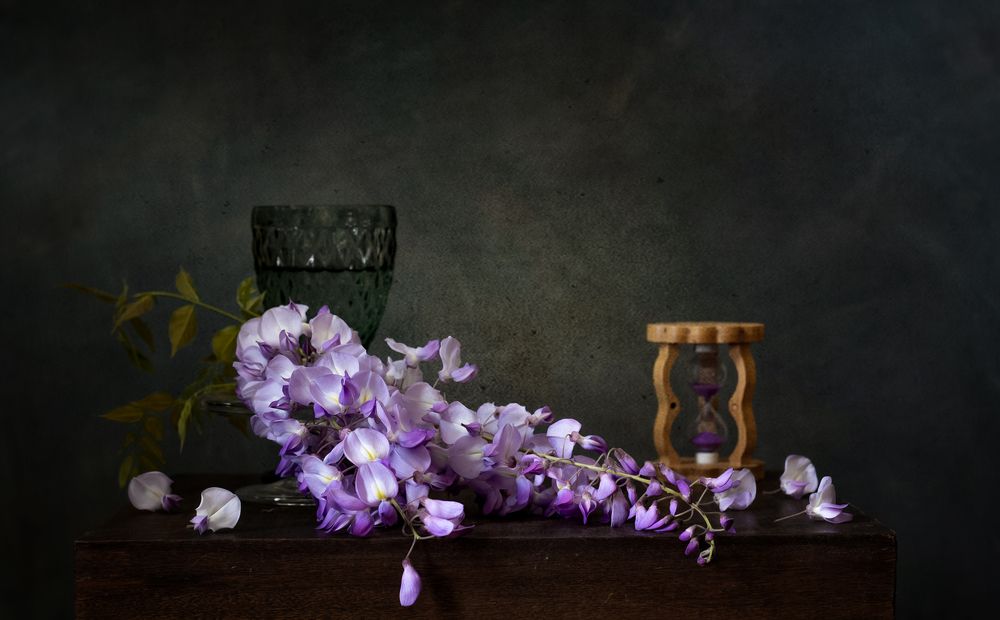 С глицинией