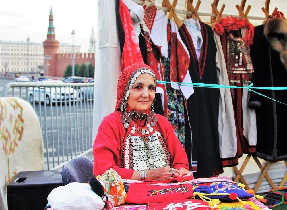 Башкирская мадонна в Зарядье