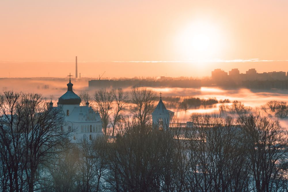 Утро над городом