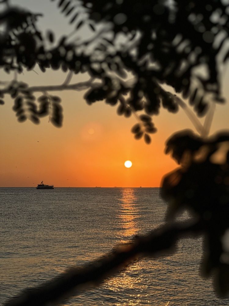 Sun set in Istanbul