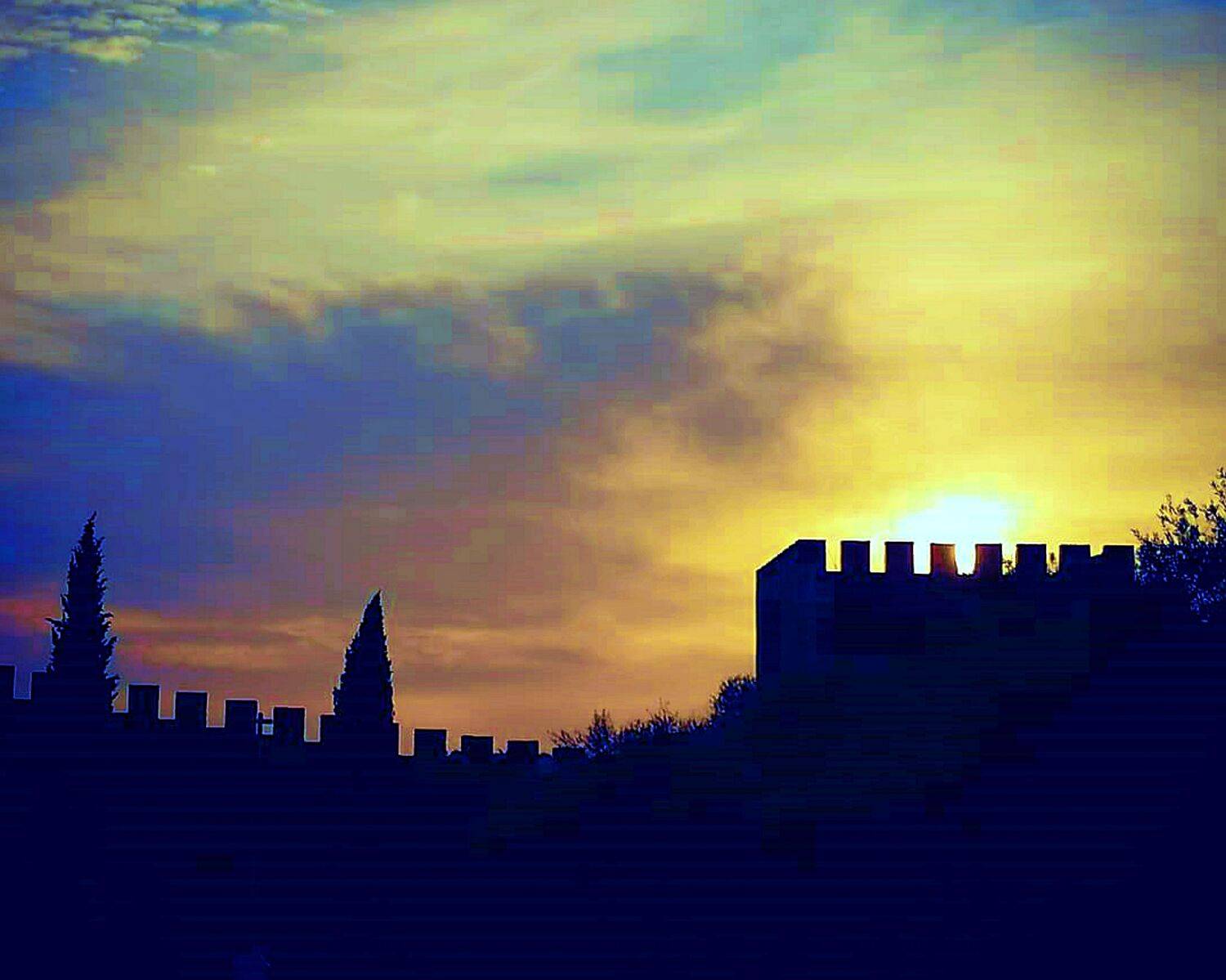 Sunset in Vila Viçosa