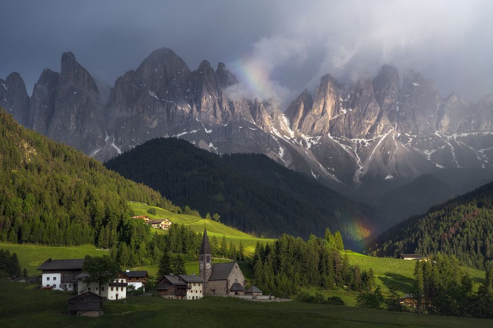 Magic moment in Funes.