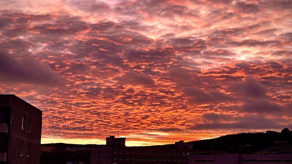 Рассвет над Мурманском