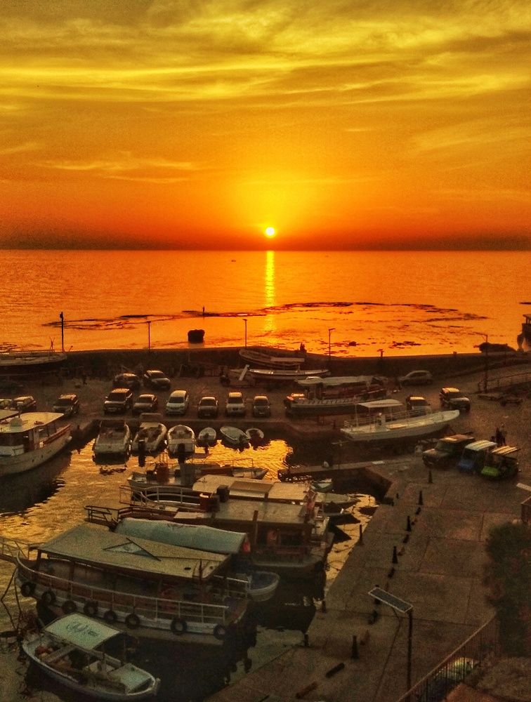 Sunset Byblos Port/Lebanon