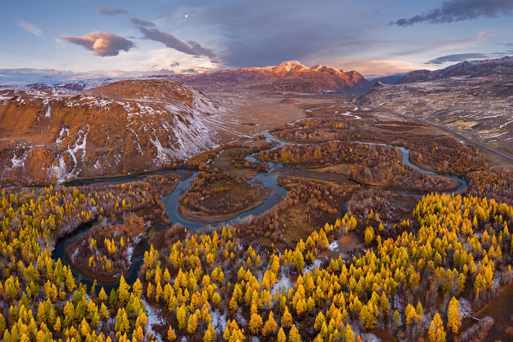 Morning in the Altai Mountains