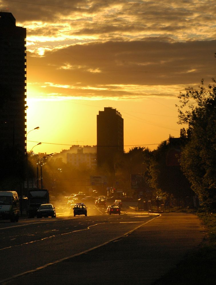 Золотой закат