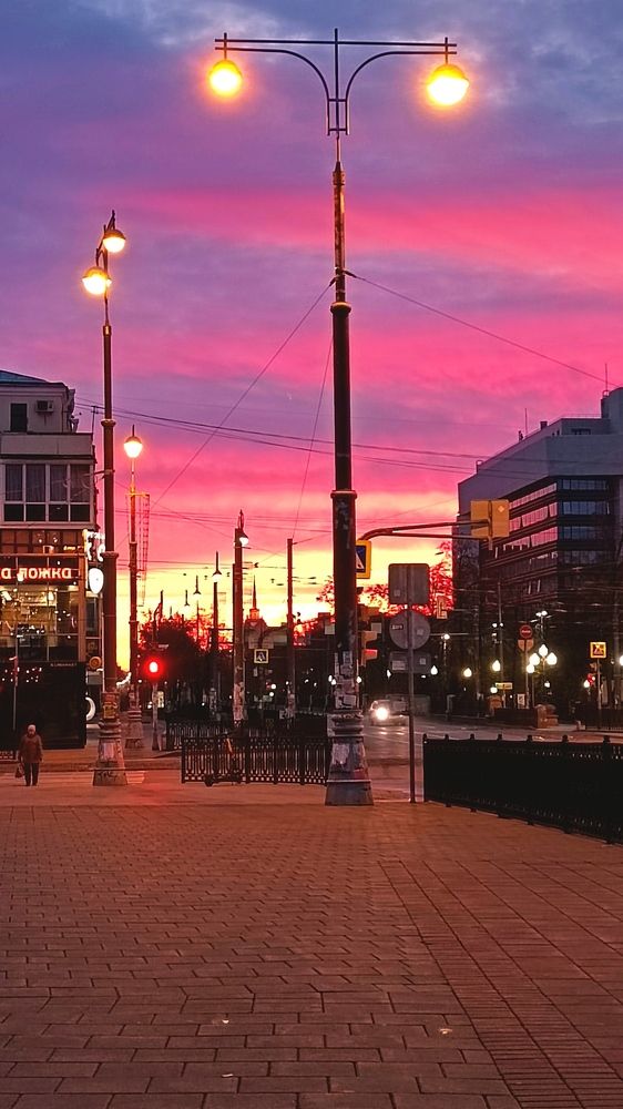 Утро в городе