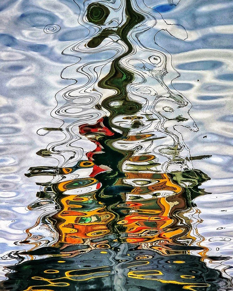 Symphony of a boat and nature