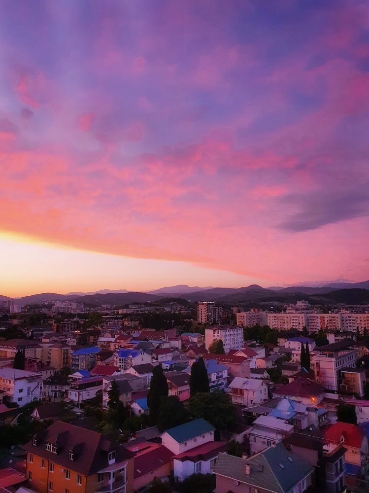 Малиновый закат