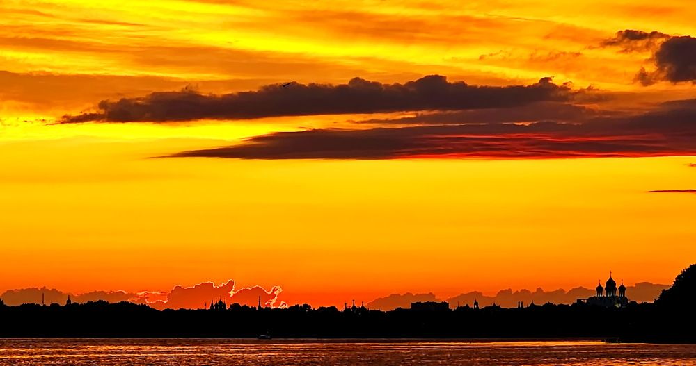 Закат над Ярославлем