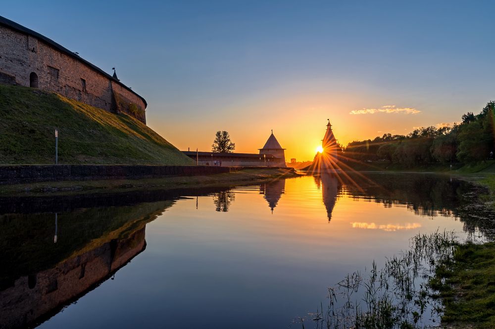 Летний закат, г.Псков