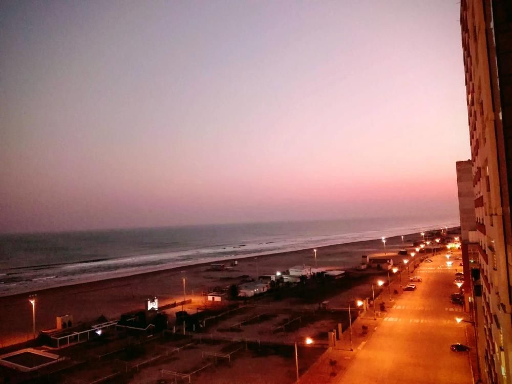 Atardecer en la ciudad de Necochea