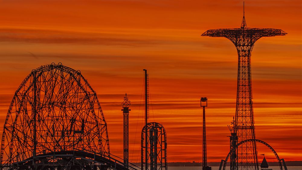 над заливом Лоуэра.