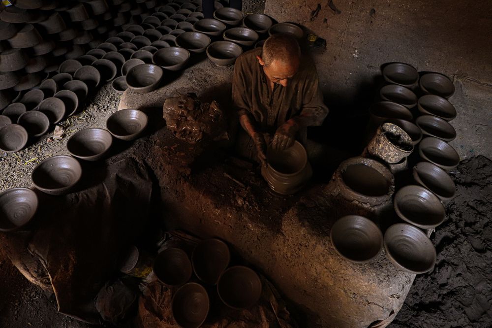 عم عيد صانع الفخار