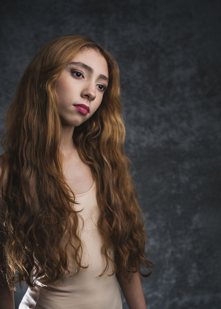 Ballet dancer girl in a pose