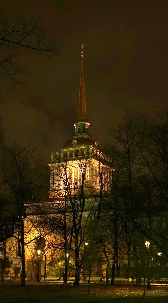 Ночная идиллия Санкт-Петербурга