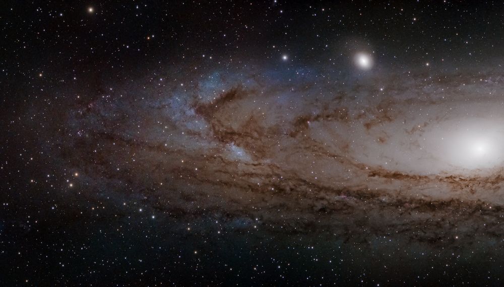 The Andromeda Galaxy - closeup view, mosaic
