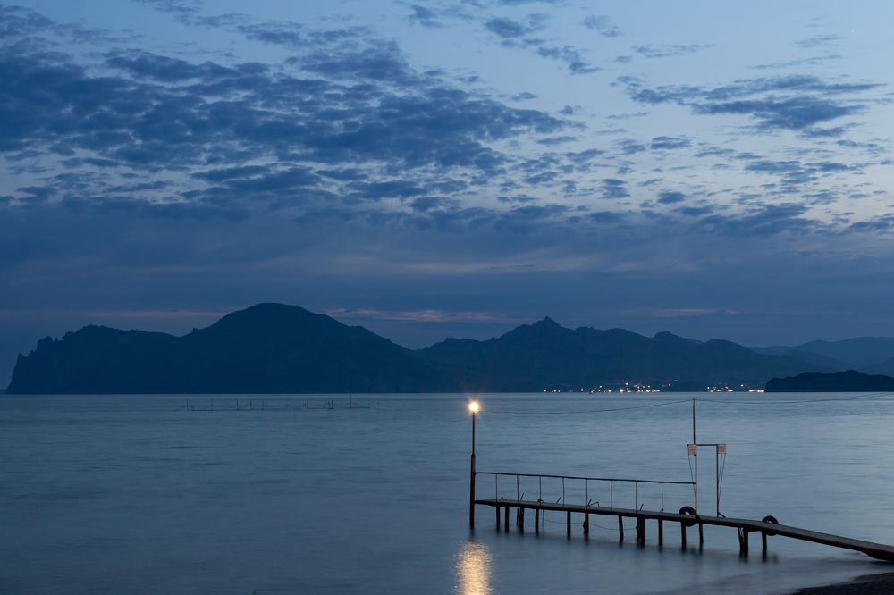 Ночь над Карадагом. Коктебель.