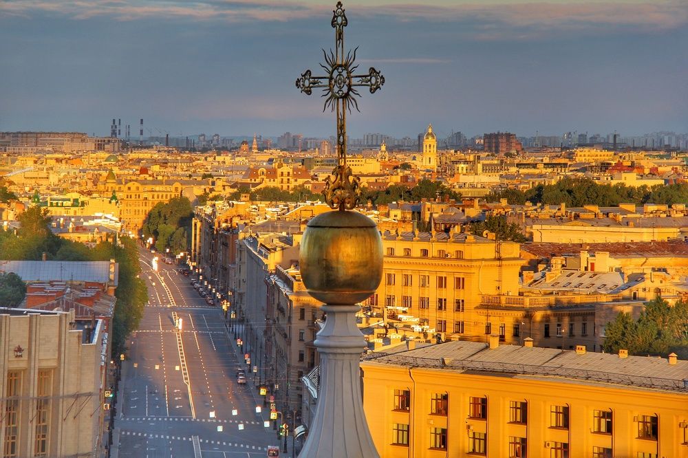 Восход над Невой.