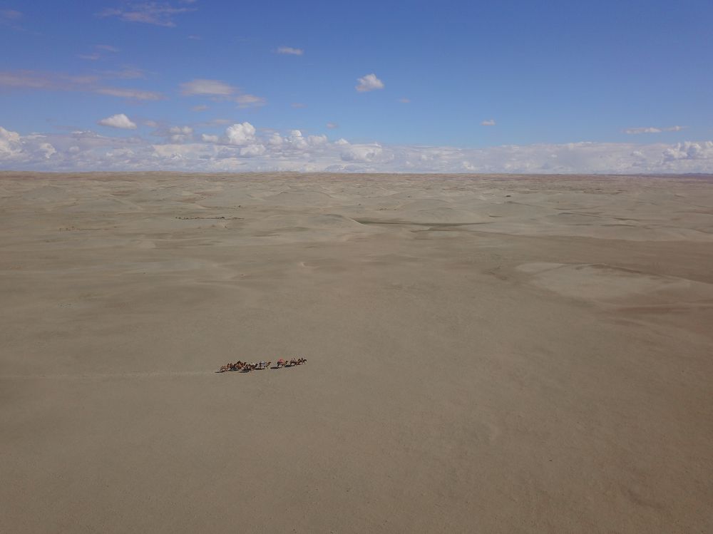 Mongolian nomads' autumn migration