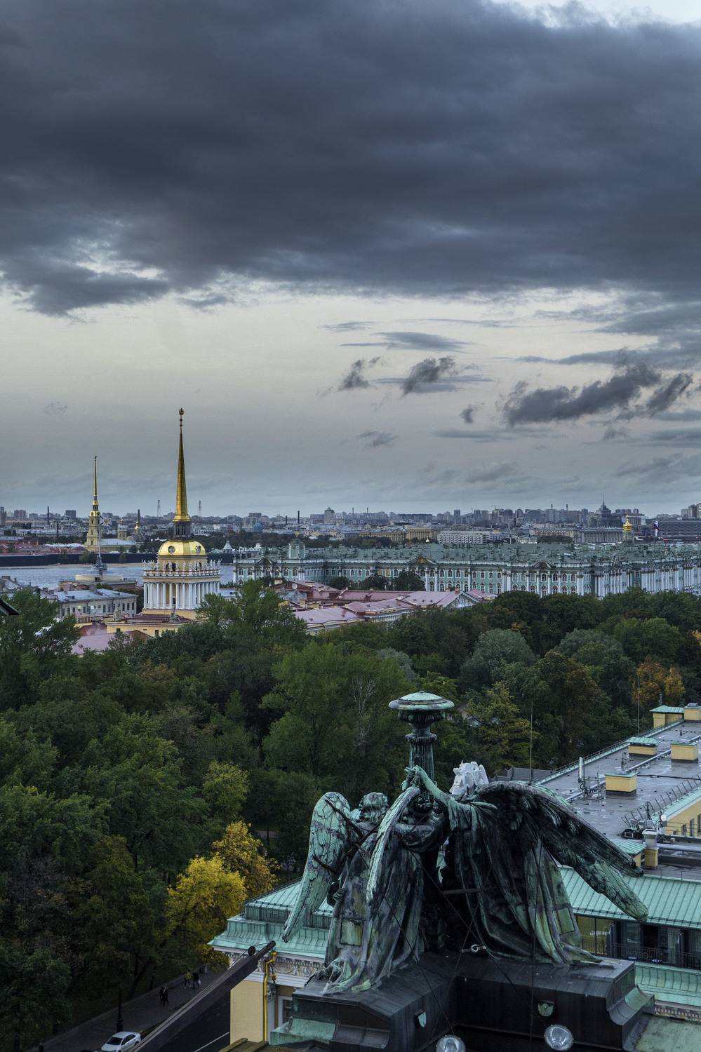Вид на Петербург с Исакия