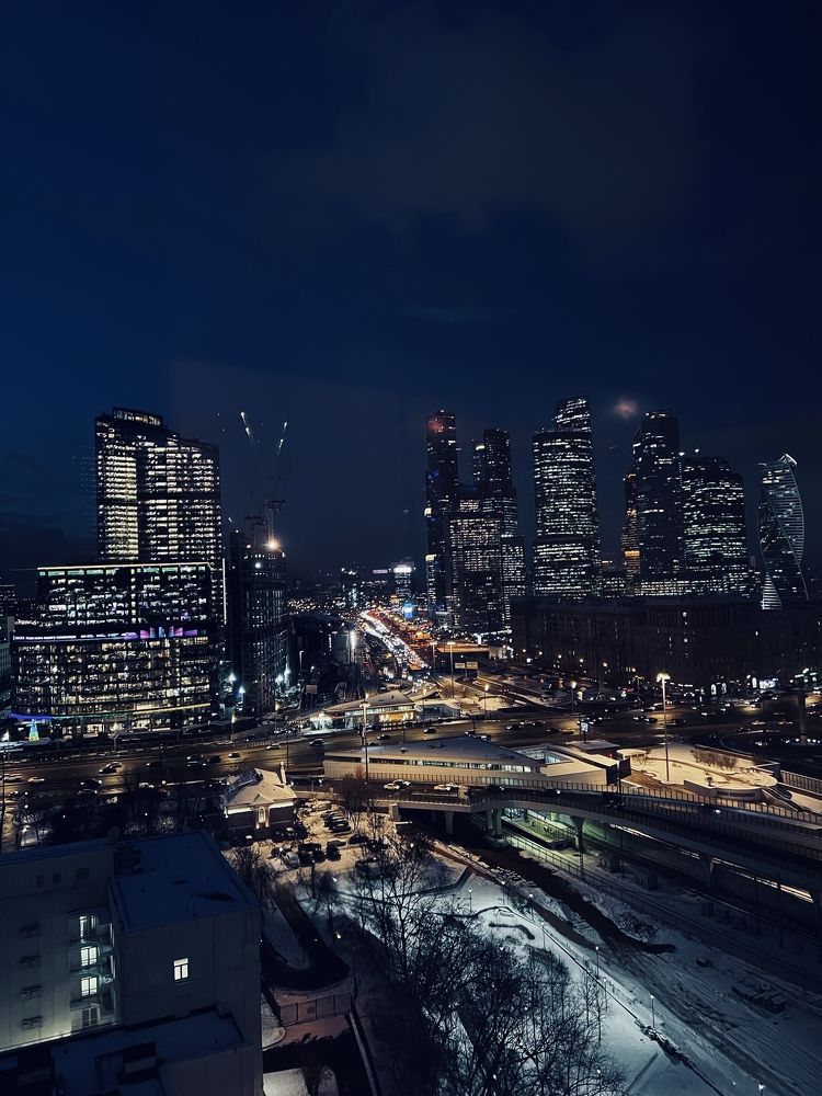 Зимний мегаполис