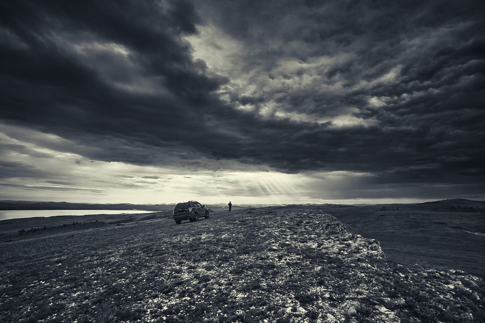 Пасмурное утро.