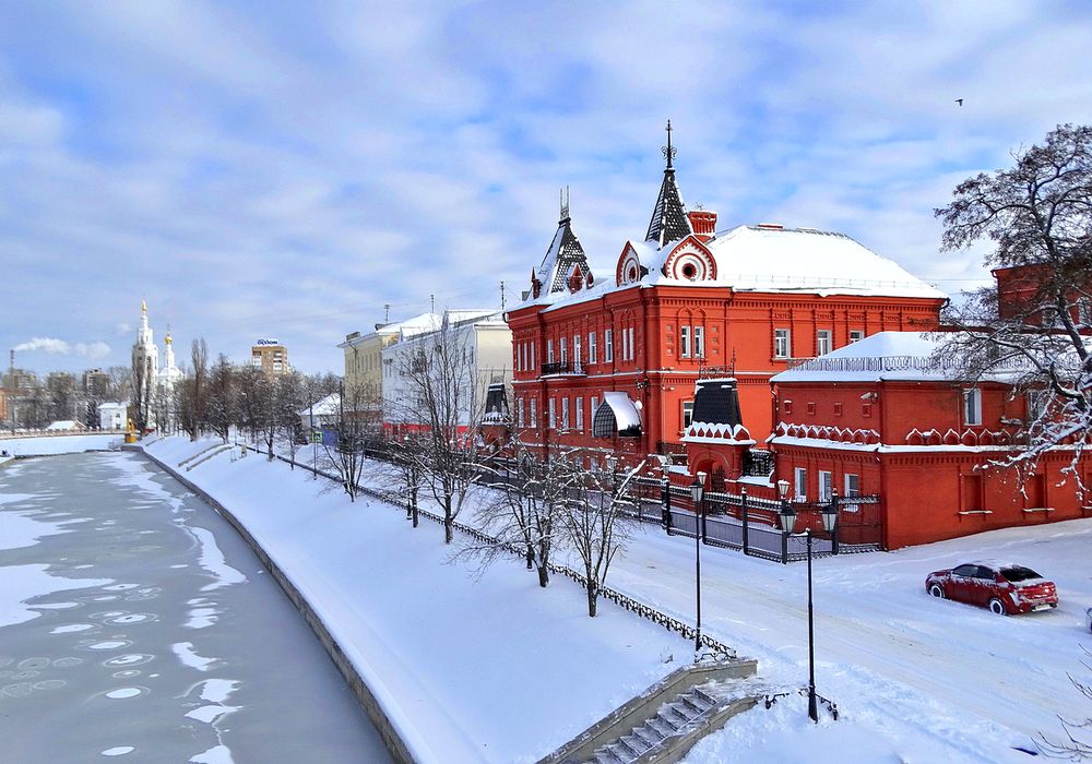 Архитектура зимнего города Орла