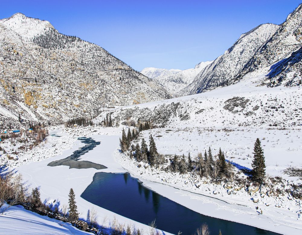 Зимняя Катунь