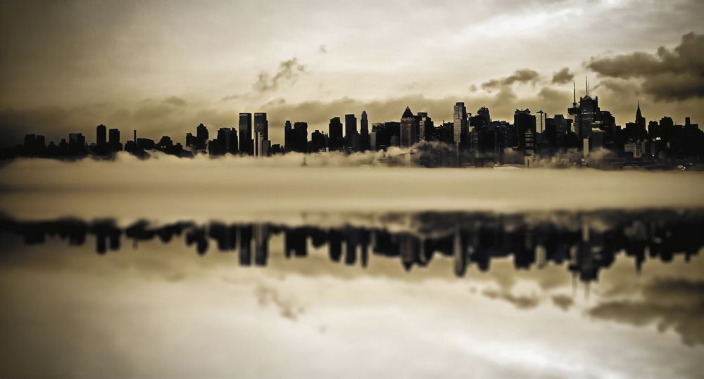 NEW YORK CITY at sunset...