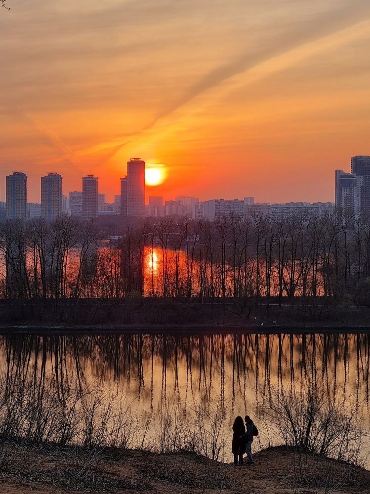 Апрельский закат.