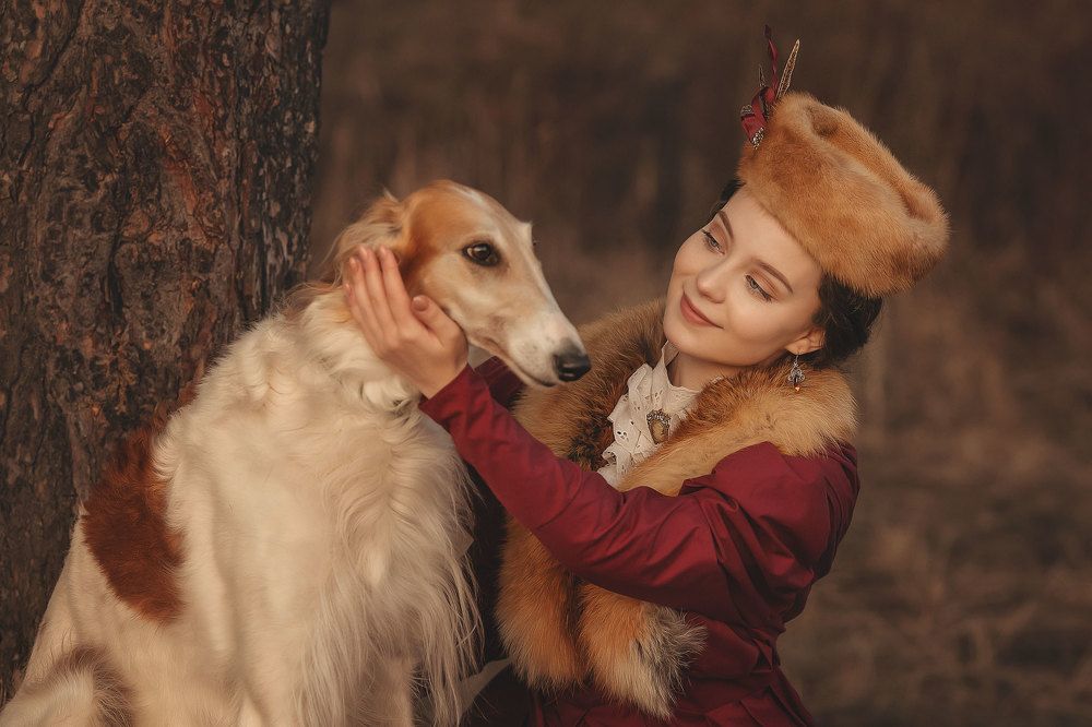 Дама с собачками