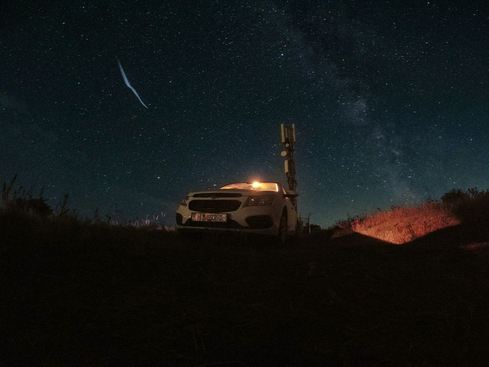 Perseids meteor shower.