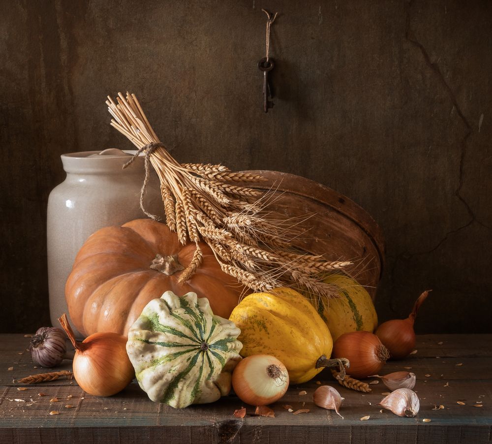 В кладовке.