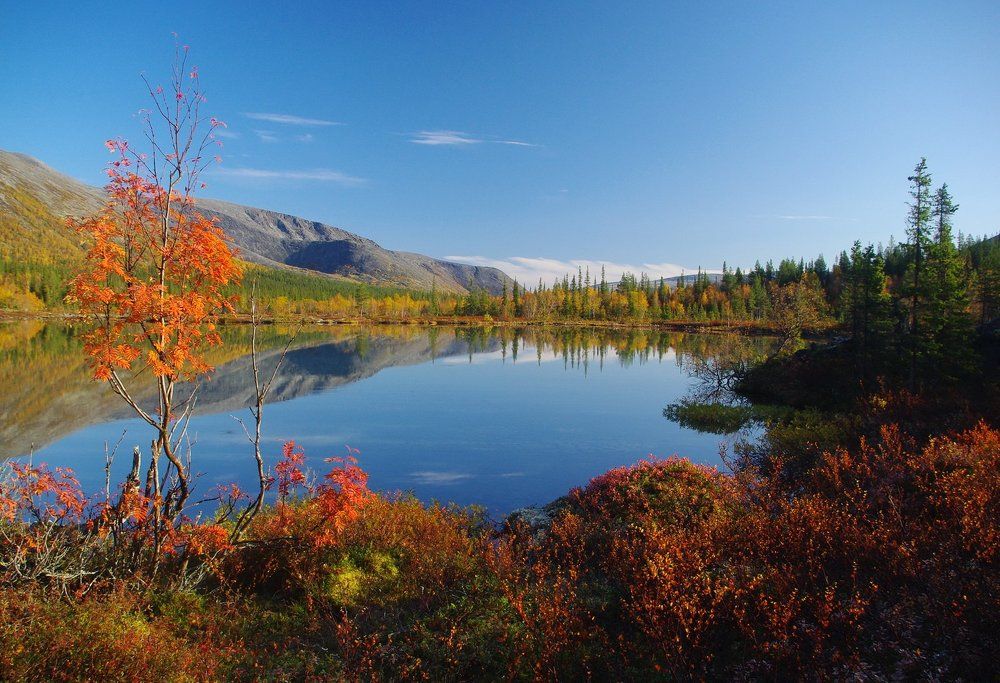 Золотая осень на Полигональных озерах