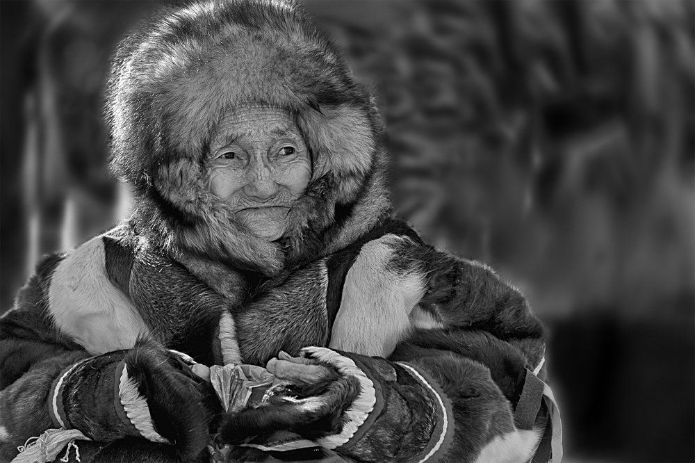 Портрет пожилой женщины