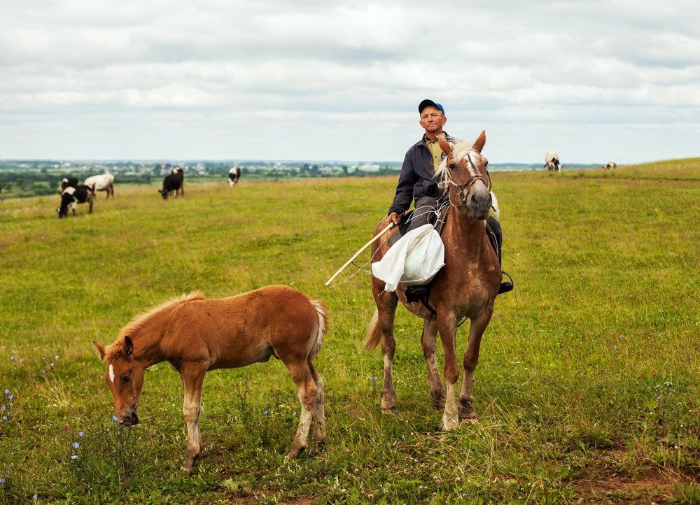 деревенский пастух Сергей из Озерков