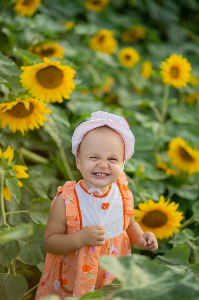 Злата в подсолнухах