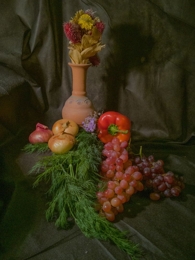 Натюрморт с овощами