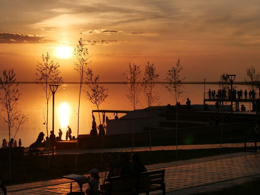 Закат на озере Копа, Кокшетау